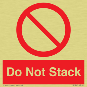Do Not Stack 